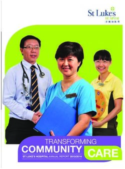 CARE COMMUNITY - St Luke's Hospital