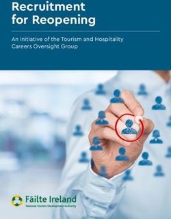 Recruitment for Reopening - An initiative of the Tourism and Hospitality Careers Oversight Group - Fáilte Ireland