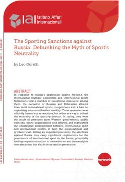 The Sporting Sanctions against Russia: Debunking the Myth of Sport's Neutrality