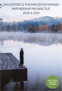 DAYLESFORD & THE MACEDON RANGES PARTNERSHIP PROSPECTUS - 2020 & 2021 - Daylesford Macedon ...