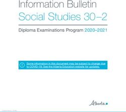 Social Studies 30-2 Diploma Examinations Program 2020-2021 - Some information in this document may be subject to change due to COVID-19. See the ...