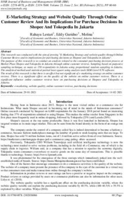 E-Marketing Strategy and Website Quality Through Online Customer Review And Its Implications For Purchase Decisions In Shopee And Tokopedia In Jakarta