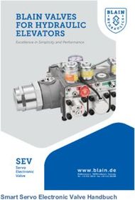 Smart Servo Electronic Valve Handbuch - lsb lift service bochum