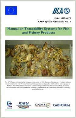 Manual on Traceability Systems for Fish and Fishery Products