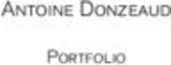 Antoine Donzeaud Portfolio