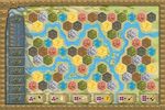 Mastering Terra Mystica: Applying Self-Play to Multi-agent Cooperative Board Games