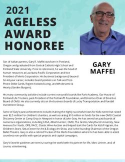 AGELESS AWARD HONOREE 2021