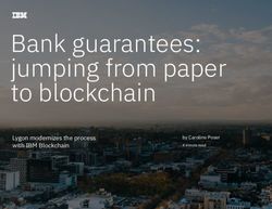 Bank guarantees: jumping from paper to blockchain - Lygon modernizes the process with IBM Blockchain