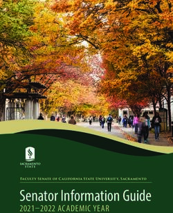 Senator Information Guide - 2021-2022 ACADEMIC YEAR Faculty Senate of California State University, Sacramento - 2021-2022 ACADEMIC YEAR