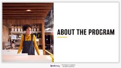 ABOUT THE PROGRAM This Program is funded by the State of California - California Small Business COVID ...