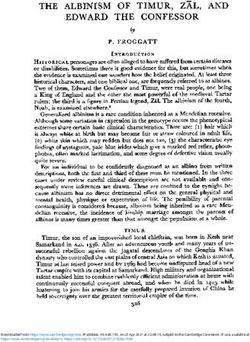 EDWARD THE CONFESSOR THE ALBINISM OF TIMUR, ZAL, AND - Cambridge University Press