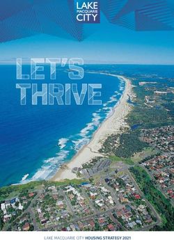 LET'S THRIVE - LAKE MACQUARIE CITY HOUSING STRATEGY 2021