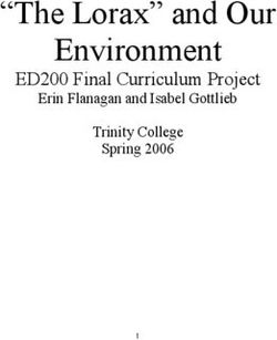 "The Lorax" and Our Environment - ED200 Final Curriculum Project Erin Flanagan and Isabel Gottlieb