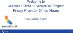 Friday Provider Office Hours - Welcome to California COVID-19 Vaccination Program - EZIZ.org