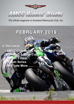 FEBRUARY 2019 In this issue: Auckland Motorcycle Club