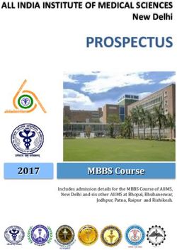 Jodhpur, Patna, Raipur and Rishikesh - PROSPECTUS ALL INDIA INSTITUTE OF MEDICAL SCIENCES New Delhi - Aim4Aiims