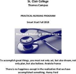 St. Clair College Thames Campus - PRACTICAL NURSING PROGRAM