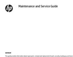 Maintenance and Service Guide - HP