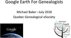 Google Earth For Genealogists - Michael Baker -July 2018 Quebec Genealogical eSociety