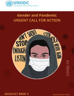 URGENT CALL FOR ACTION - Gender and Pandemic - ADVOCACY BRIEF 4 - United ...