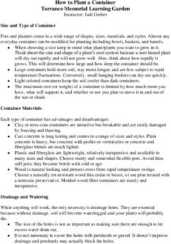 How to Plant a Container Torrance Memorial Learning Garden - Torrance Memorial Medical Center