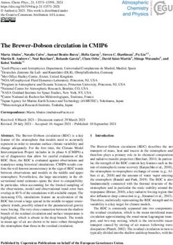 The Brewer-Dobson circulation in CMIP6 - Recent