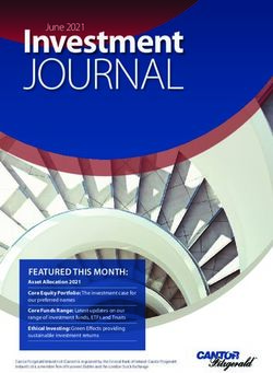 JOURNAL Investment - Cantor Fitzgerald Ireland