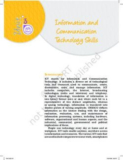 Information and Communication Technology Skills - ncert