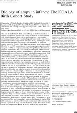 Etiology of atopy in infancy: The KOALA Birth Cohort Study
