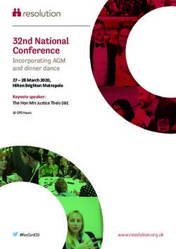 32nd National Conference - Incorporating AGM and dinner dance 27 - 28 March 2020, Hilton Brighton Metropole - Resolution