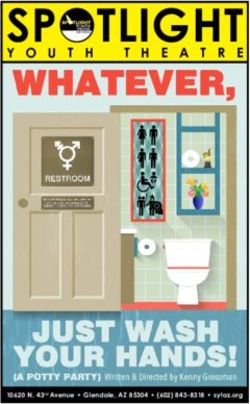 SPOTLIGHT - 10620 N. 43rd Avenue Glendale, AZ 85304 (602) 843-8318 sytaz.org - Spotlight Youth Theatre