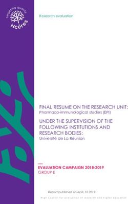 FINAL RESUME ON THE RESEARCH UNIT: Pharmaco-immunological studies (EPI) - Hcéres