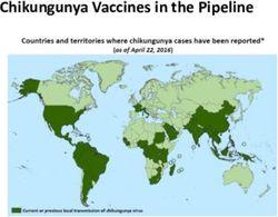 Chikungunya Vaccines in the Pipeline - World Health Organization