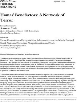 Hamas' Benefactors: A Network of Terror