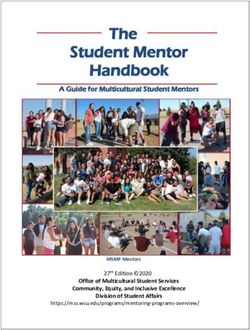 The Student Mentor Handbook - Team Mentoring Program