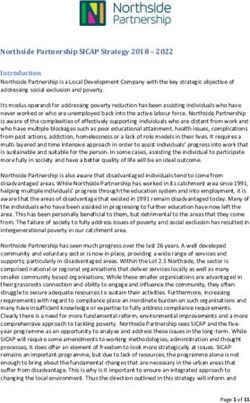 Northside Partnership SICAP Strategy 2018 2022