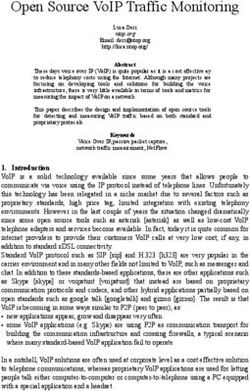 OPEN SOURCE VOIP TRAFFIC MONITORING