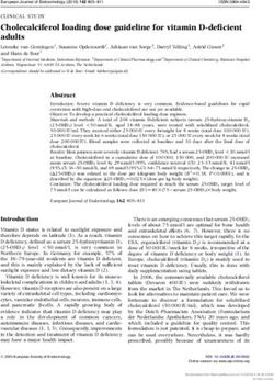 Cholecalciferol loading dose guideline for vitamin D-deficient adults