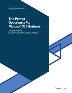 The Partner Opportunity For Microsoft 365 Business - A Total Economic Impact Partner Opportunity Analysis