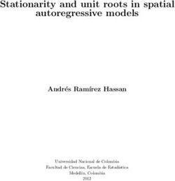 Stationarity and unit roots in spatial autoregressive models - Andr es Ram ırez Hassan