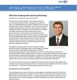 RICO Suits Challenge Off-Label Drug Marketing