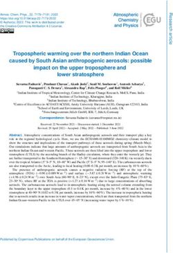 Tropospheric warming over the northern Indian Ocean caused by South Asian anthropogenic aerosols: possible impact on the upper troposphere and ...