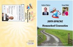 2019 APACHE Homeschool Convention