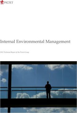 Internal Environmental Management - 2012 Technical Report of the Pictet Group