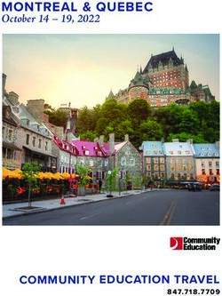 MONTREAL & QUEBEC October 14 - 19, 2022 - COMMUNITY EDUCATION TRAVEL - District 214 Community Education