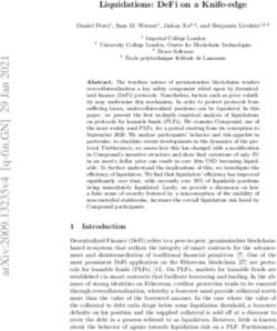 LIQUIDATIONS: DEFI ON A KNIFE-EDGE - ARXIV.ORG