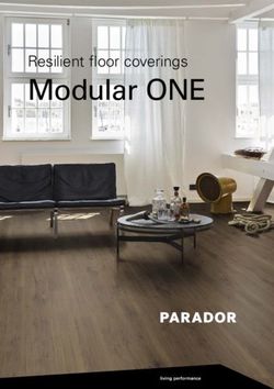 Modular ONE Resilient floor coverings - Parador