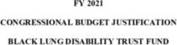 CONGRESSIONAL BUDGET JUSTIFICATION BLACK LUNG DISABILITY TRUST FUND - FY 2021 - US Department of Labor