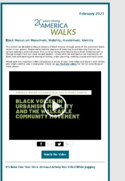 February 2021 - America Walks