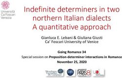 Indefinite determiners in two northern Italian dialects A quantitative approach - Gianluca E. Lebani & Giuliana Giusti Ca' Foscari University of ...